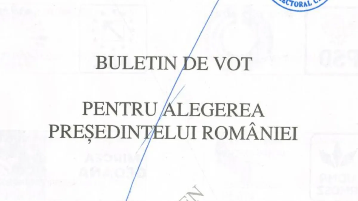 Buletinele de vot pentru alegerile prezidențiale din 2024. Anunțul făcut de către BEC