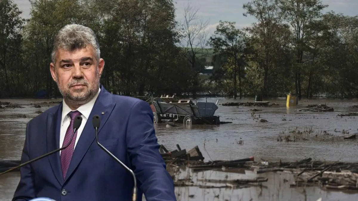 Vin noi sume de bani pentru românii afectați de inundații. Marcel Ciolacu: „Avem deja alocați 1,5 miliarde de euro”