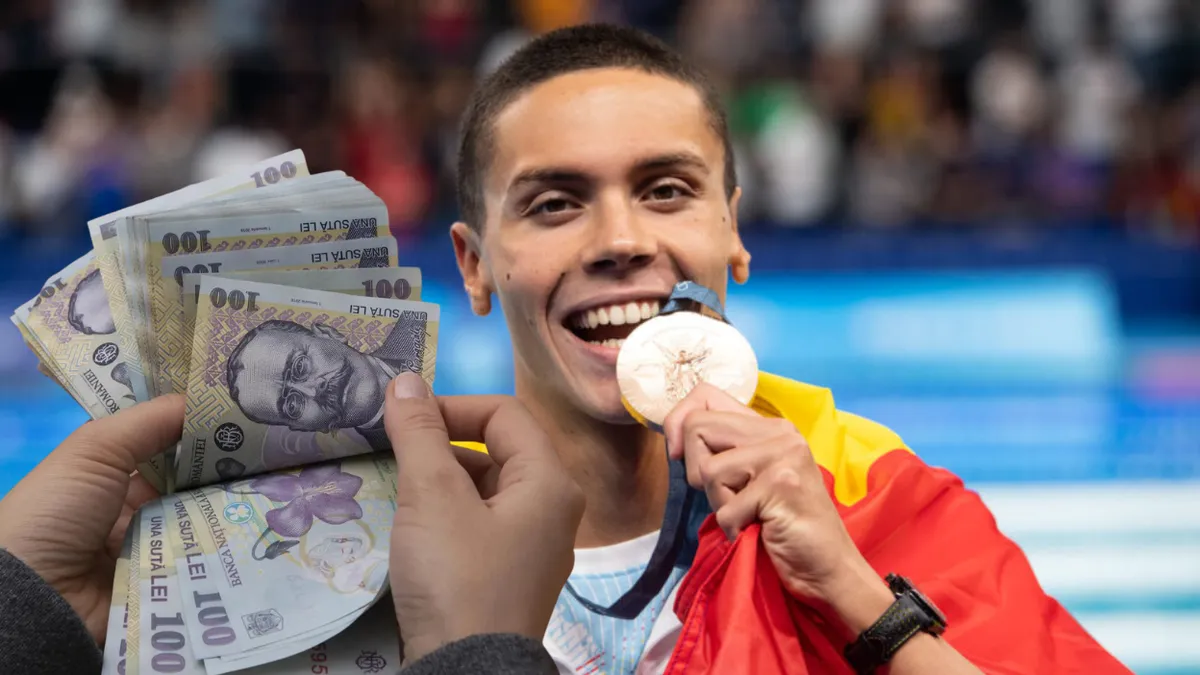 Câți bani va primi David Popovici pentru performanța de la Mondiale. Suma este colosală