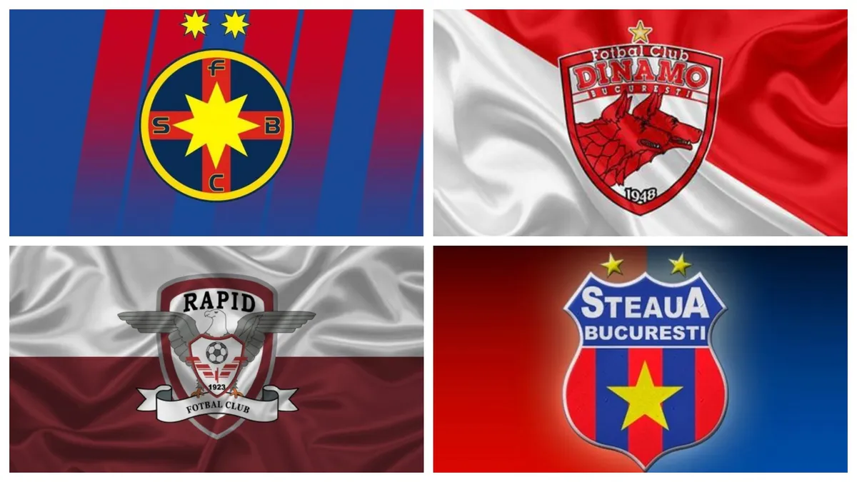 FCSB, Dinamo, Rapid și CSA Steaua nu vor mai putea juca în Superliga și Liga a II-a, după radierea AMFB