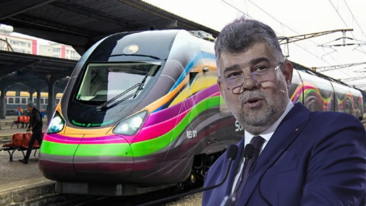 Ciolacu dezvăluie un plan ambițios - 58 de trenuri electrice noi pentru modernizarea transportului românesc