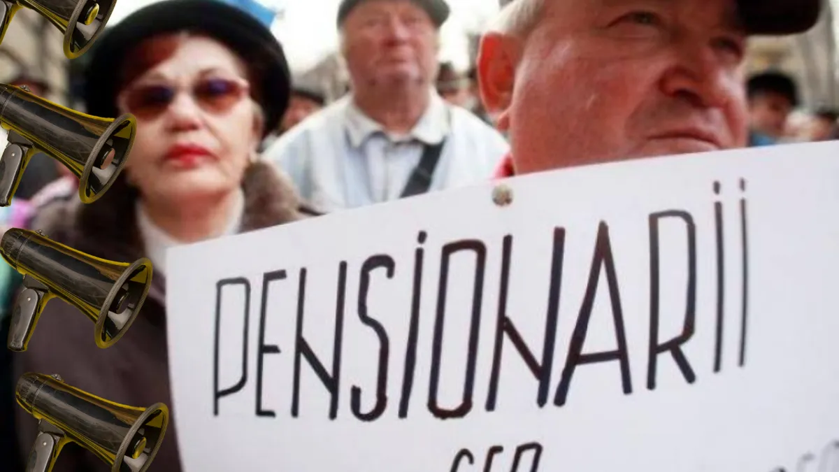 Mii de pensionari protestează în Piața Victoriei. Ciolacu cheamă de urgență delegații la Guvern