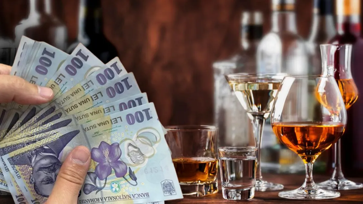 Cresc accizele cu 4,4% la băuturile alcoolice. Cât vor plăti românii pentru tărie și vinuri spumante de la 1 ianuarie 2025