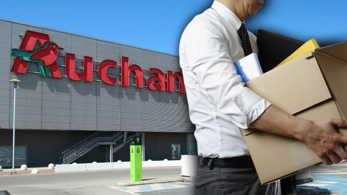 Auchan face disponibilizări. Peste 2.400 de angajați vor rămâne fără locuri de muncă: „Va lăsa multe familii în dificultate”