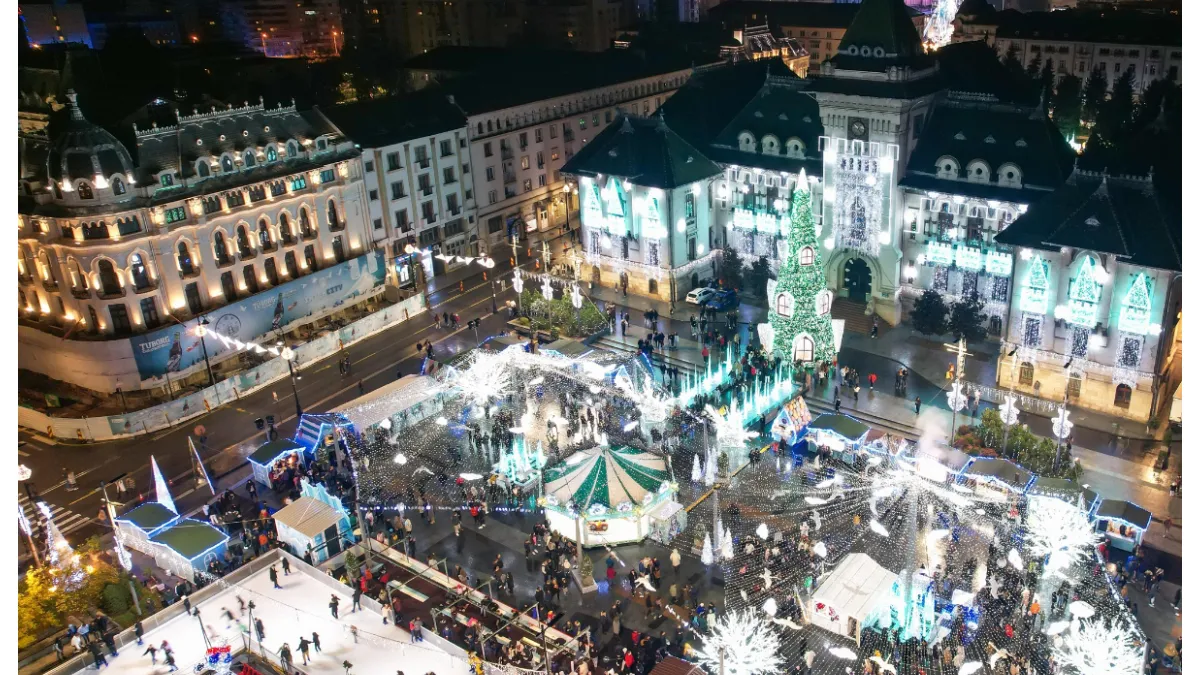 Se deschide târgul de Crăciun de la Craiova. Din 15 noiembrie aici poate fi admirată sania zburătoare a lui Moș Crăciun