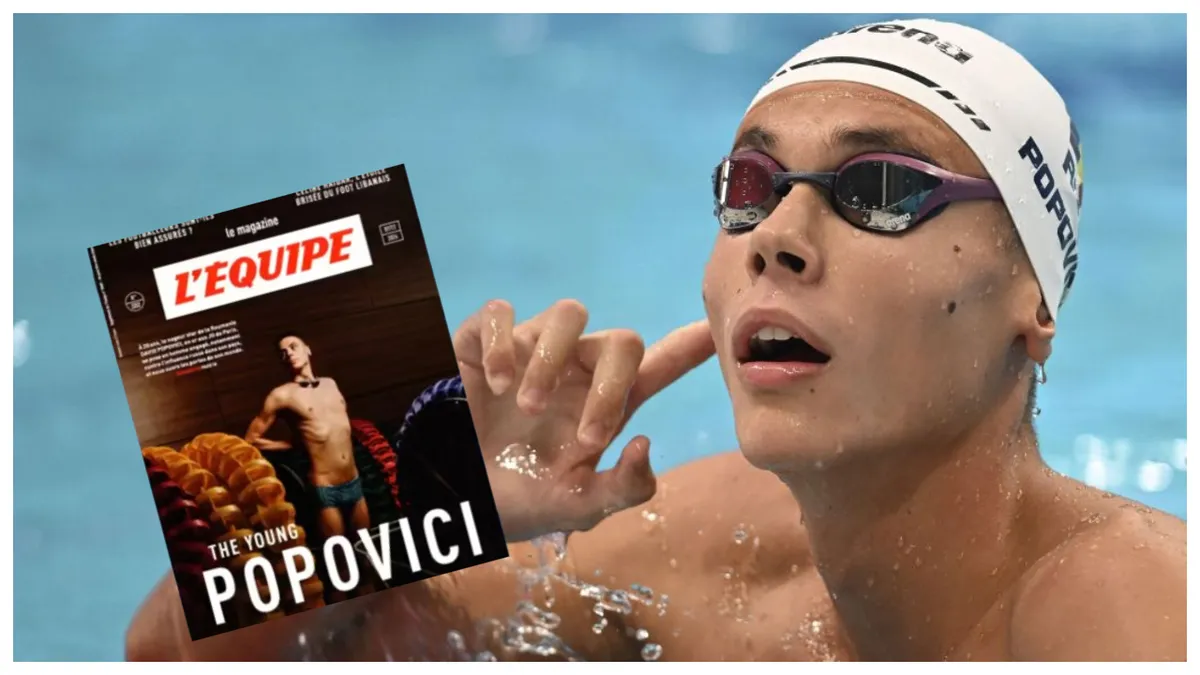 David Popovici scrie din nou istorie pentru România. Doar Gică Hagi și Nadia Comăneci au reușit această performanță