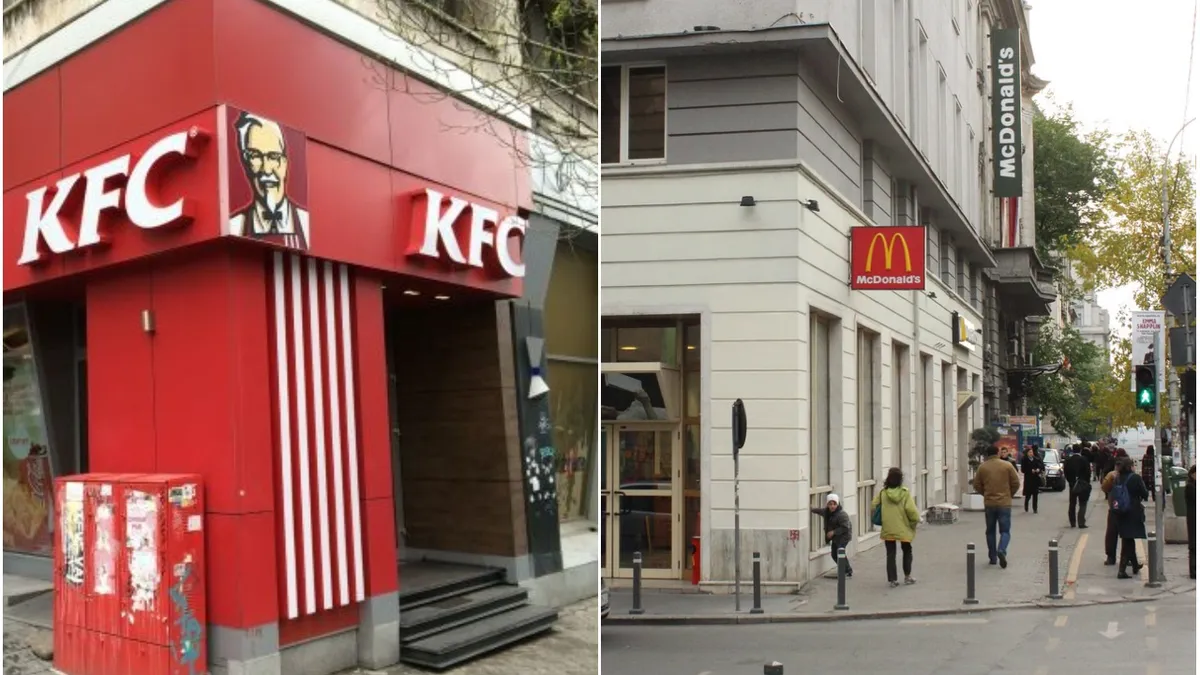 Motivul pentru care restaurantele istorice KFC și McDonald’s din zona Cişmigiu au fost închise