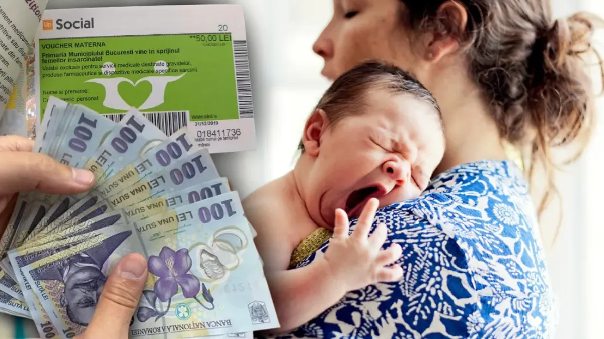 Tichete sociale de Crăciun pentru cuplurile mamă – nou-născut. Voucherele de la stat ar putea fi de 10.000 de lei