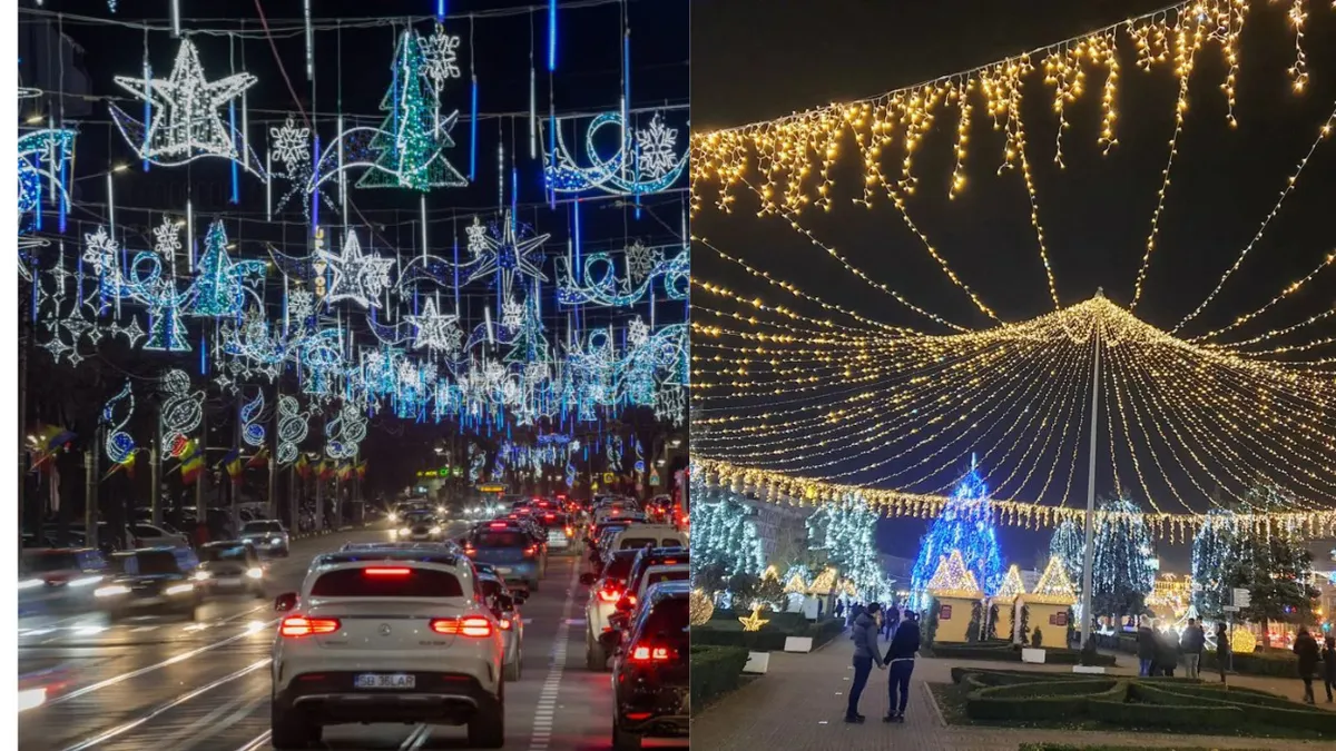 Orașul din România care rivalizează cu Las Vegas! Imagini cu străzile luminate care au uimit pe toată lumea!