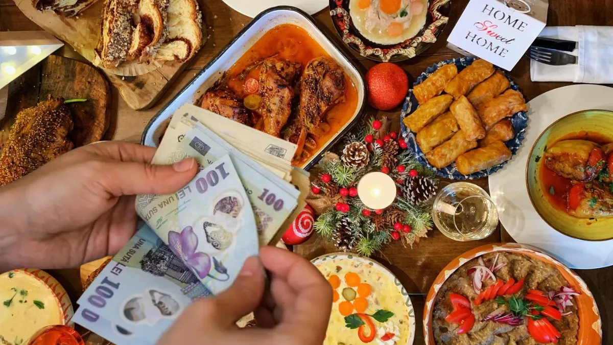 Masa de Crăciun va costa mult mai mult anul acesta. Cât vor plăti românii pentru produsele tradiționale