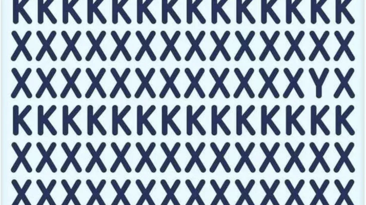 Test pentru minte: Poți găsi litera diferită? Doar cei cu atenție deosebită reușesc!