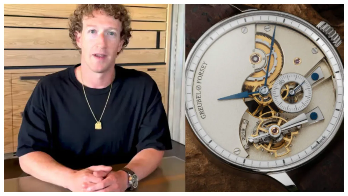 Cât costă ceasul elvețian rar pe care îl poartă Mark Zuckerberg. Accesoriul de lux cu care a atras toate privirile