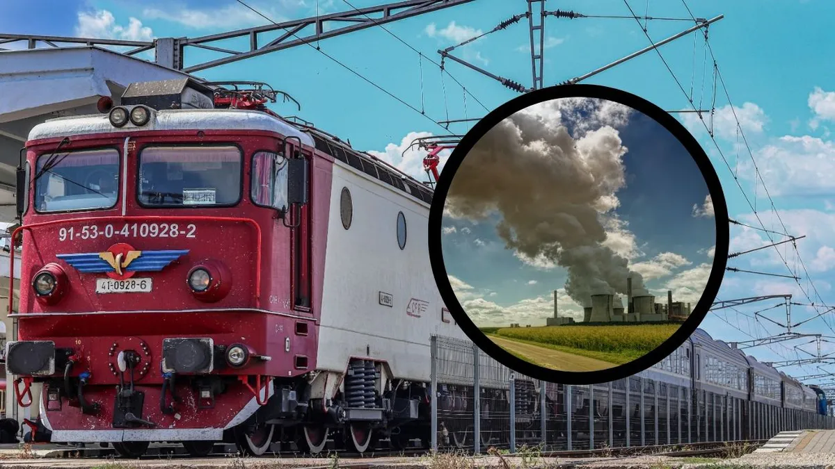 Coșmarul poluării în Capitală. Cartierul bucureștean unde locomotivele CFR otrăvesc aerul