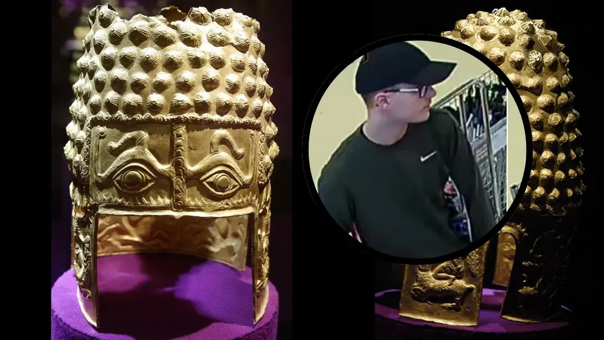 Prima fotografie cu un suspect în cazul furtului aurului dacic a fost publicată! Poliția olandeză transmite un mesaj puternic