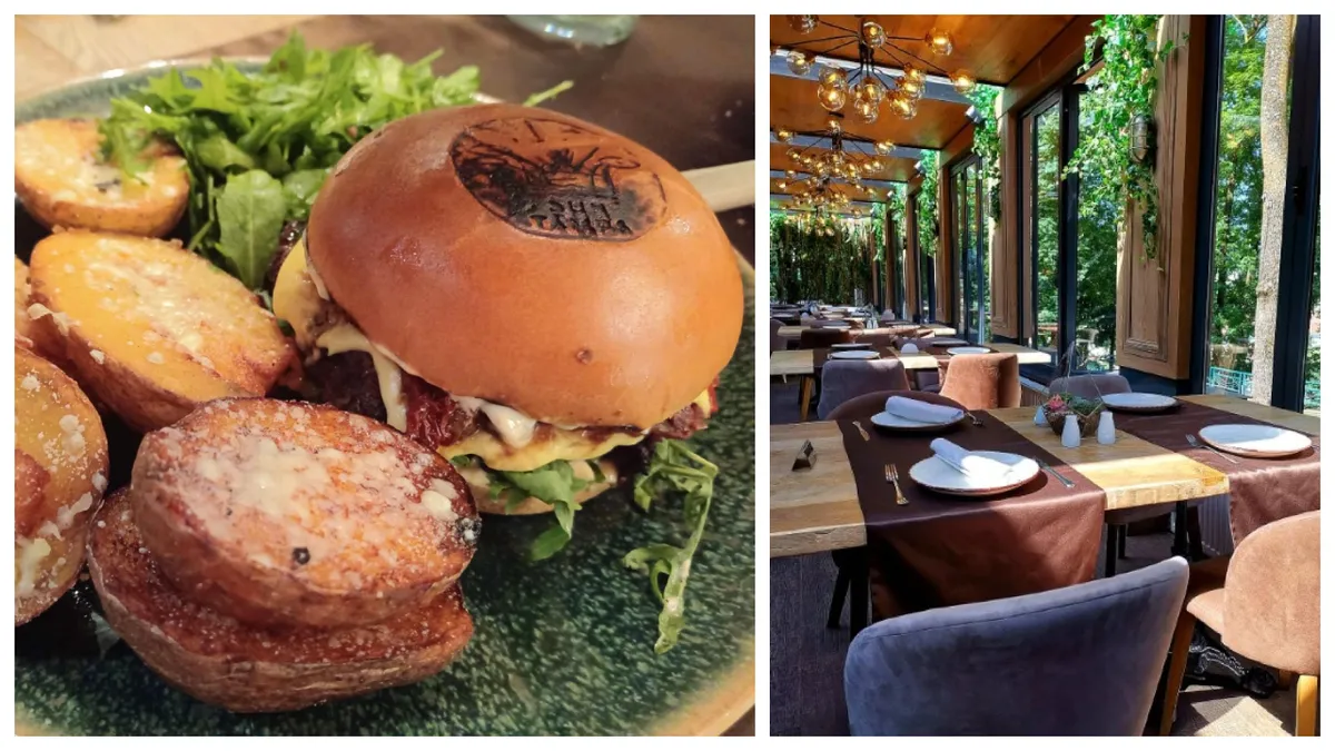 Burgerul de urs, noul preparat de senzație apărut în meniul unui restaurant din Brașov. E bătaie pe el, deși prețul nu e pentru toate buzunarele