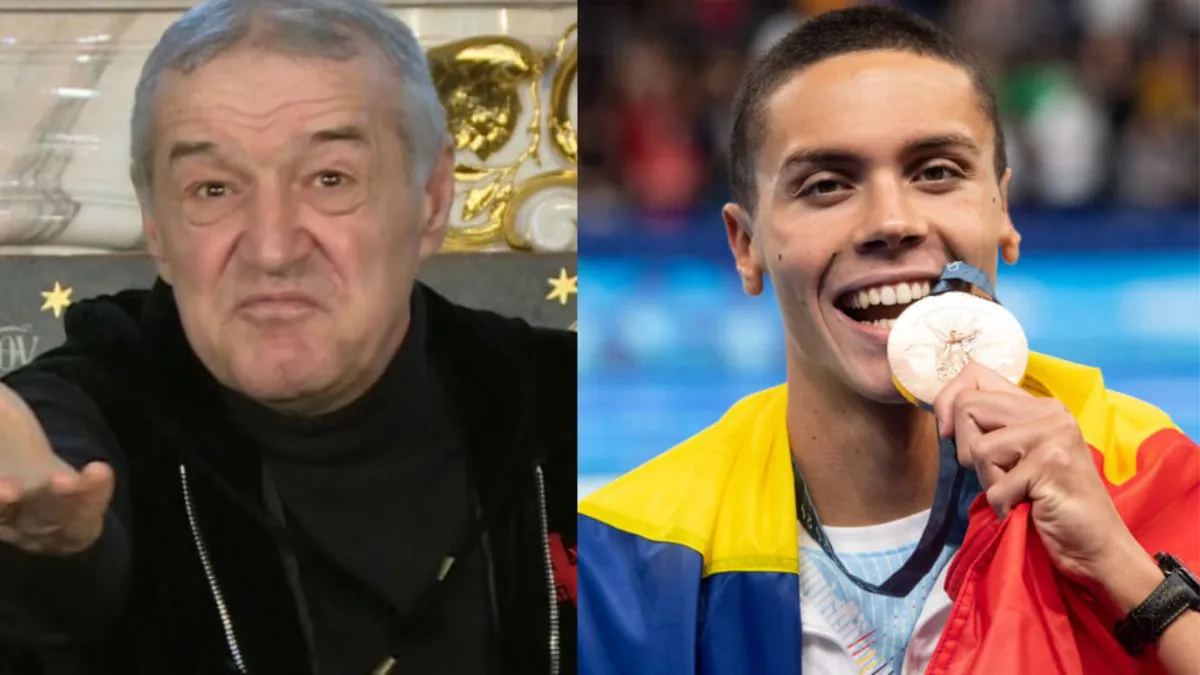Gigi Becali, scut pentru David Popovici. Mesaj dur pentru CTP: „Trebuie să bagi capul în pământ și să nu sufli în fața campionului olimpic!”