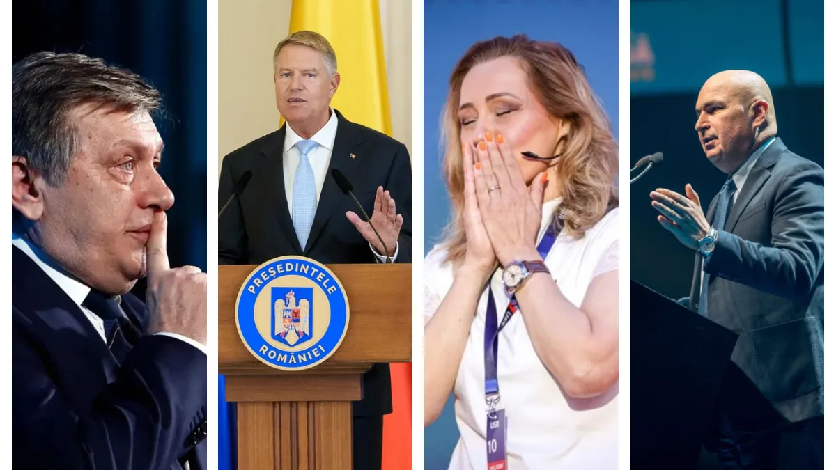 Klaus Iohannis, încolţit politic. Crin Antonescu, Ilie Bolojan, Nicuşor Dan, Kelemen Hunor şi Elena Lasconi îi cer retragerea