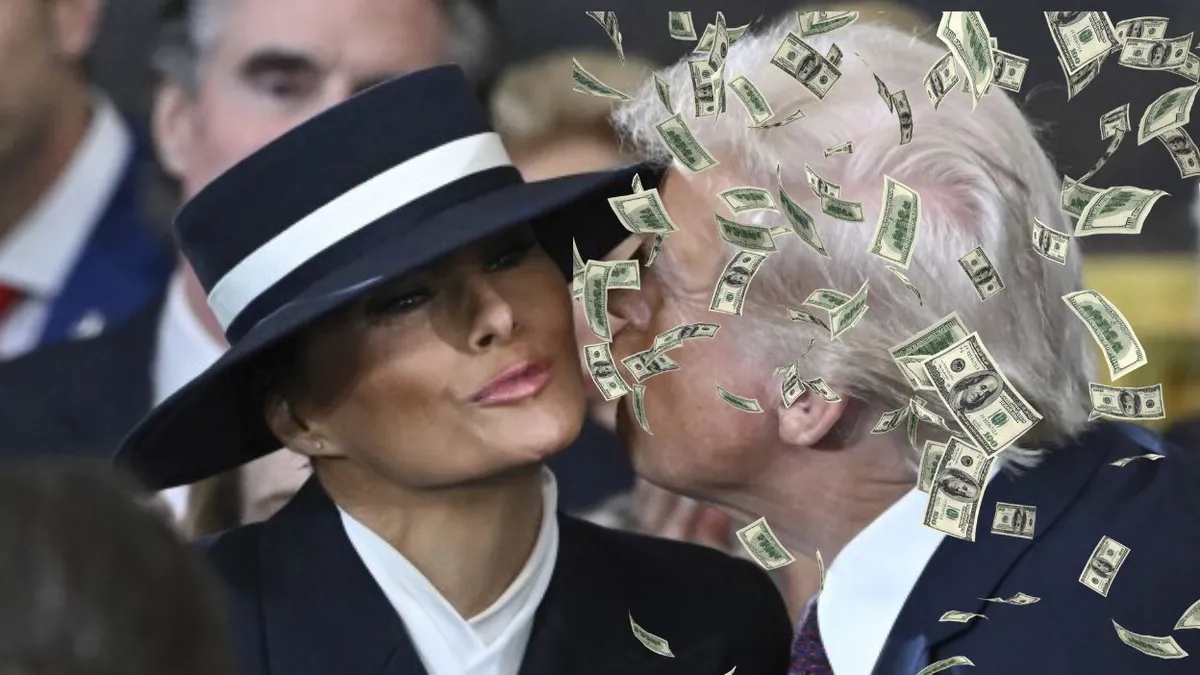 Melania Trump șochează cu o pălărie la ceremonia de învestire! Toată lumea a fost cu ochii pe ea