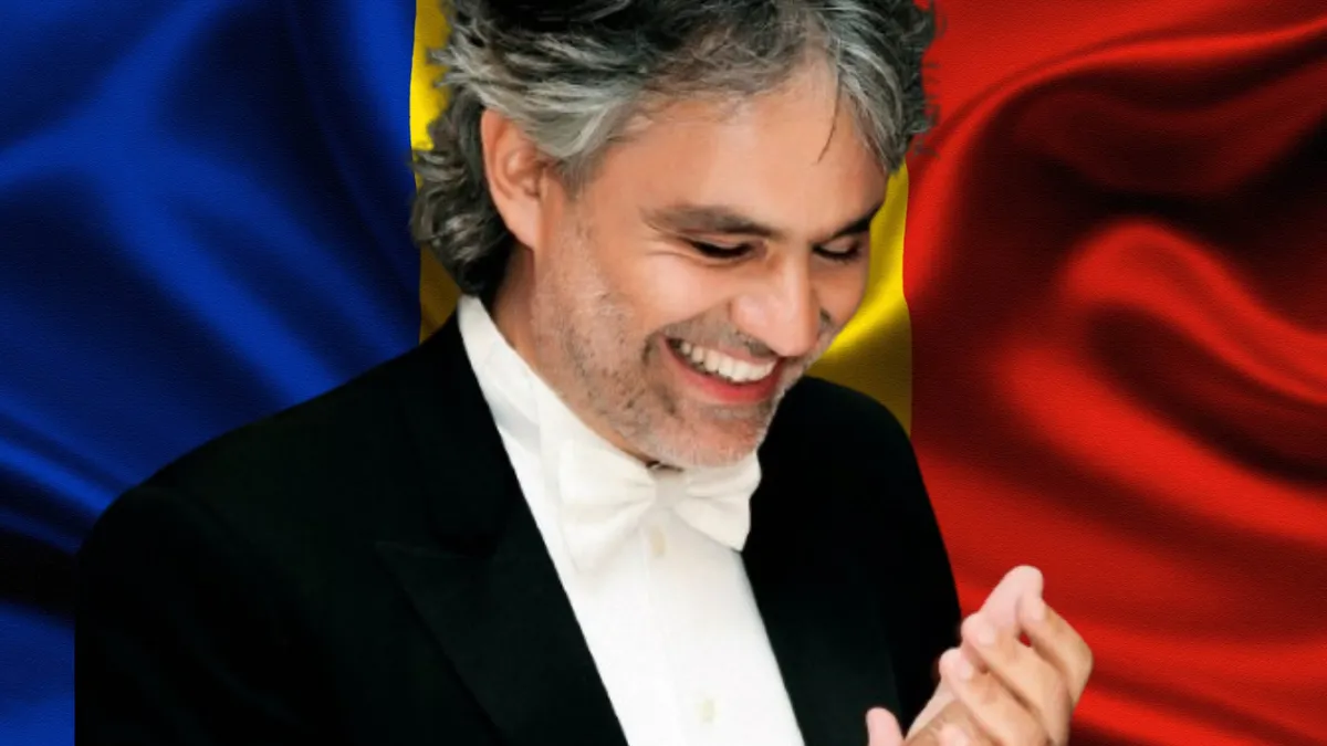 Andrea Bocelli vine în România în 2025. Orașul în care artistul va concerta