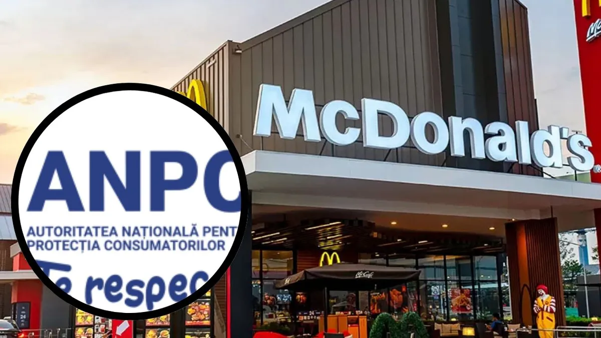 ANPC amendează dur McDonald's: Gheață contaminată cu bacterii periculoase!