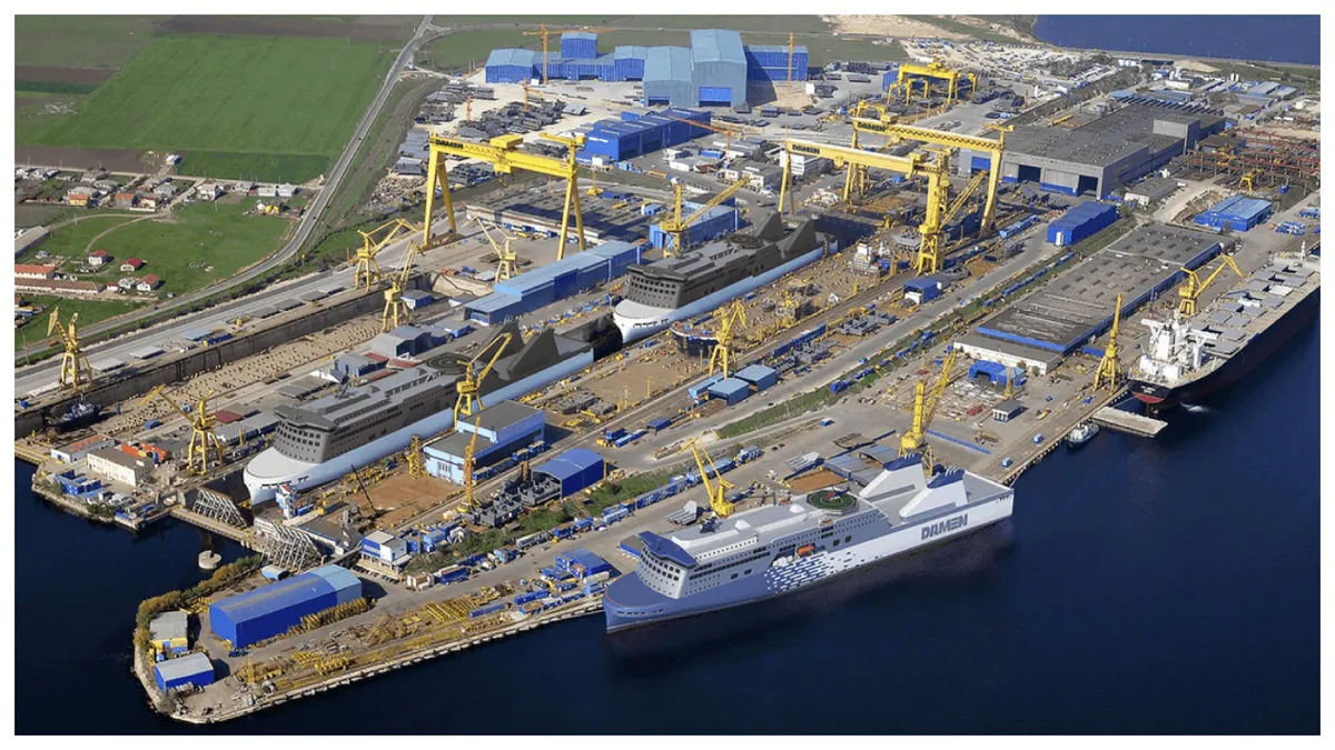 200 de angajați de la Damen Mangalia au fost concediați, iar 1.000 de salariați intră în șomaj tehnic până la 31 mai