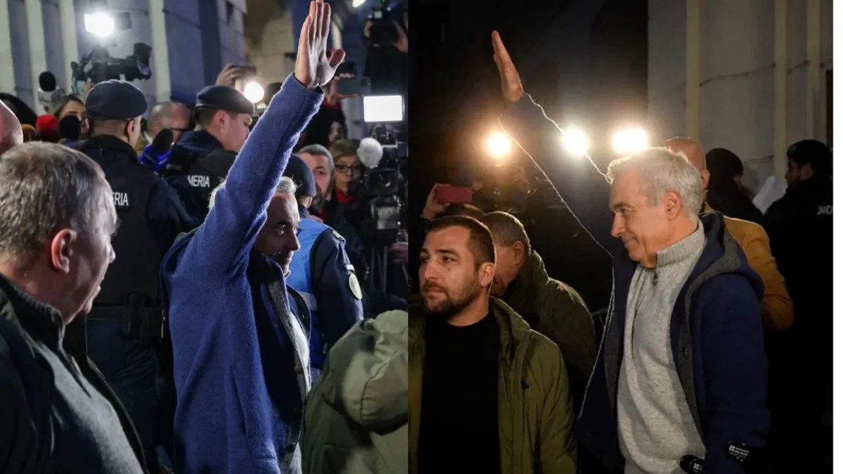 Gestul șocant al lui Călin Georgescu pe treptele Parchetului. Un semnal clar pentru susținătorii extremei drepte?