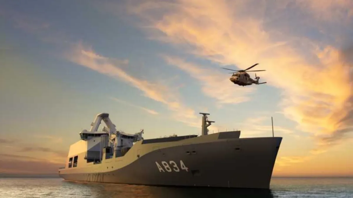 Șantierul naval din Galați a construit cea mai mare navă de război din dotarea forțelor regale olandeze