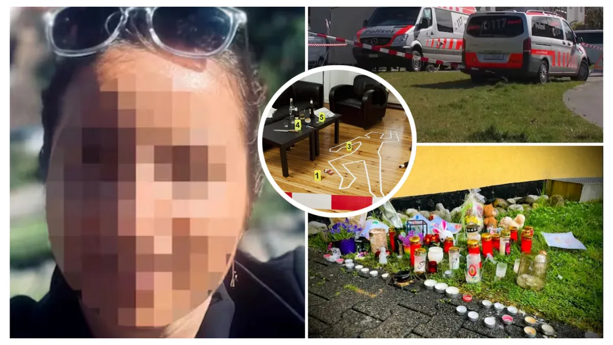 Crimă îngrozitoare în Elveția. O româncă și fiica ei de opt ani, găsite moarte în apartament. Le iubeam pe amândouă