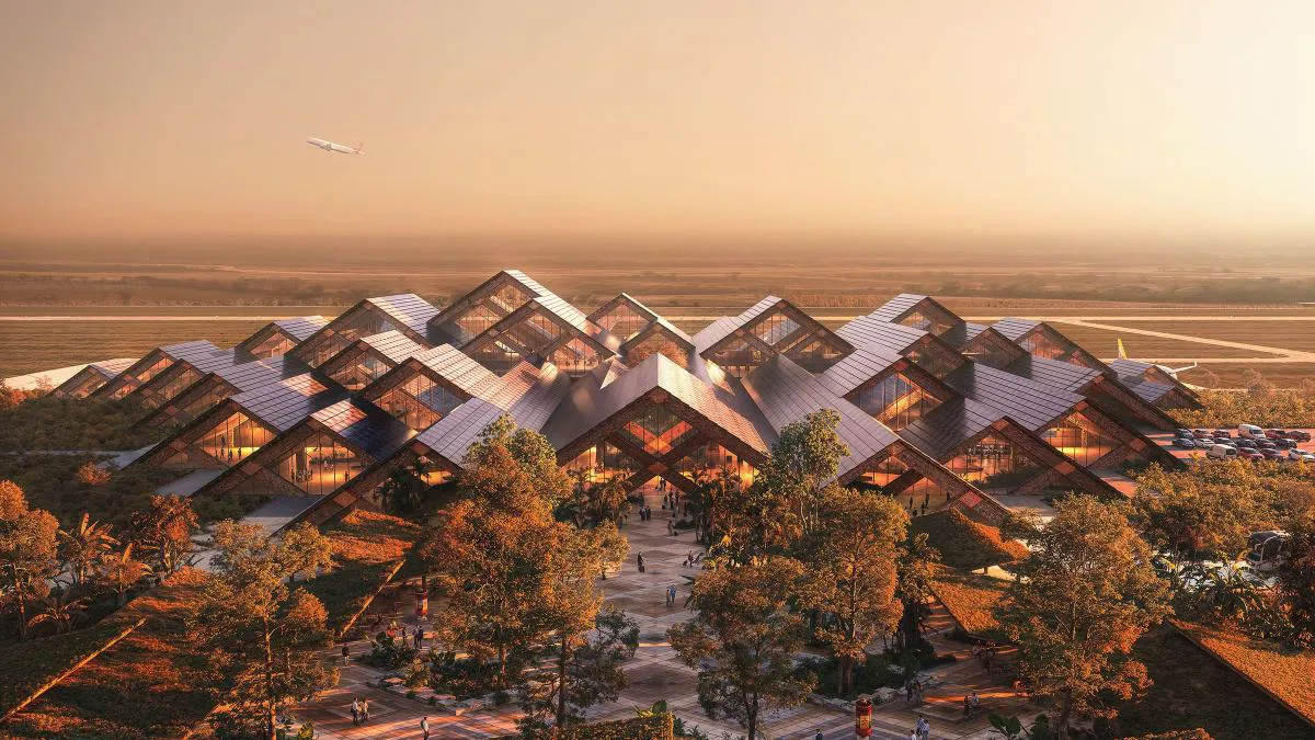 Aeroport mindfulness într-o ţară cu doar 750.000 de locuitori. Imagini uluitoare