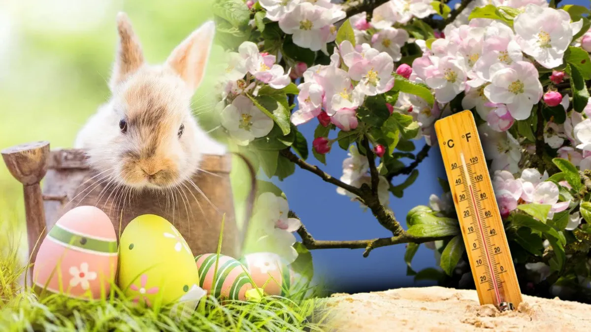Cum va fi vremea de Paște. Meteorologii ANM anunță temperaturi de până la 25 de grade Celsius
