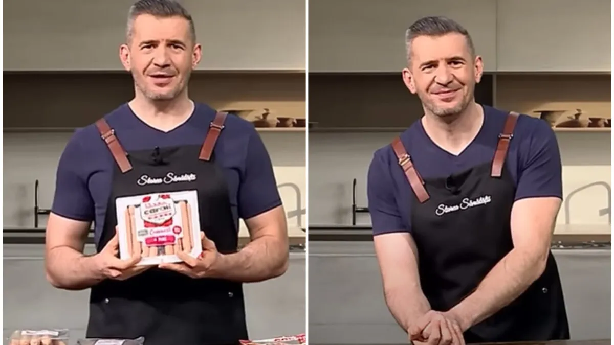 Ce conțin, de fapt, crenvurștii de porc de la Caroli. Dragoș Pătraru dă cu ei de pământ: Asta e păcăleala de pe etichetă