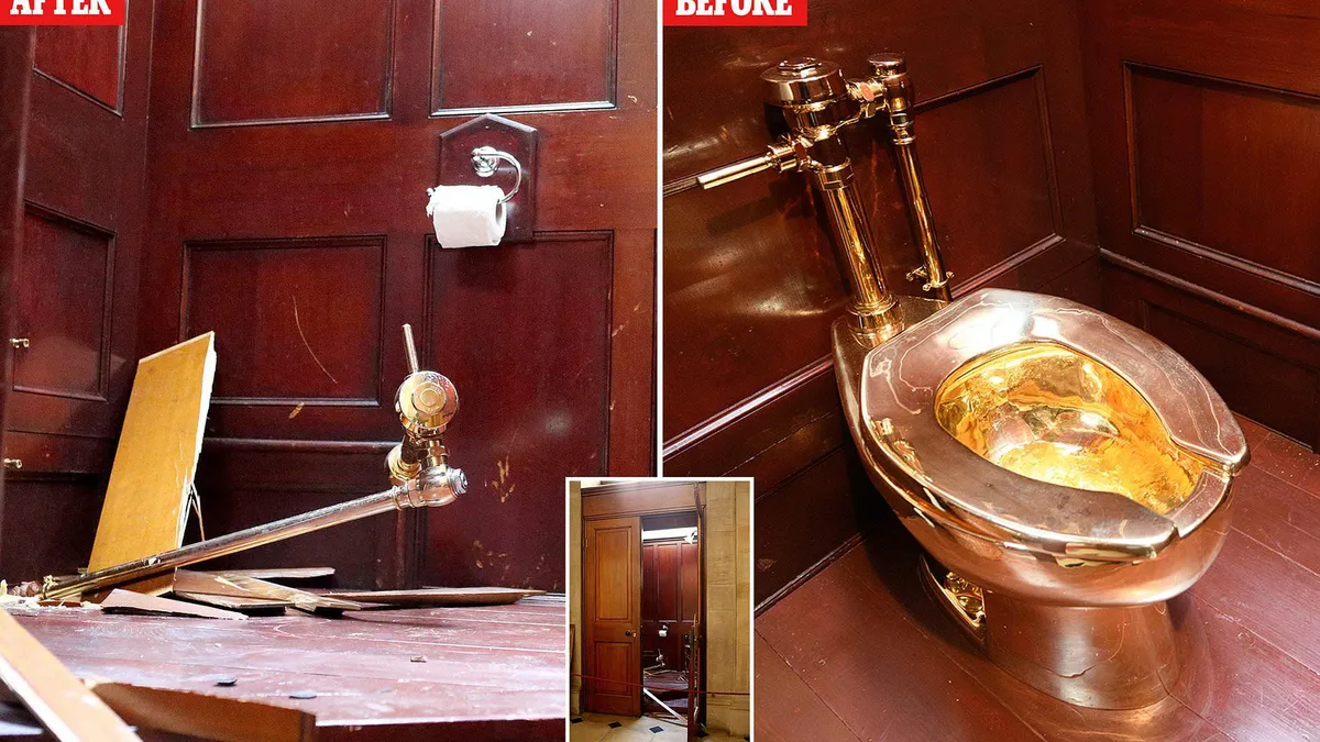 Hoţii care au furat o toaletă din aur masiv au fost condamnaţi. Era evaluată la 4,75 milioane de lire sterline