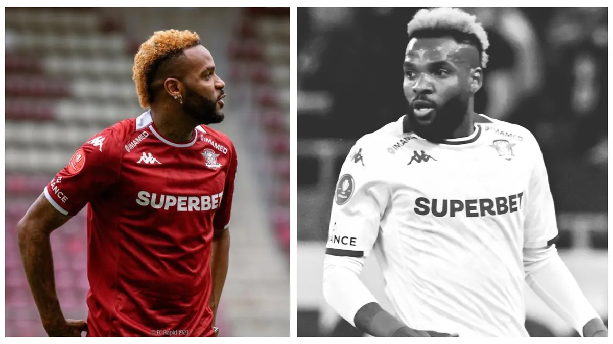 Șoc în fotbal! A murit Aaron Boupendza, fostul atacant al Rapidului. A căzut de la etajul 11, nu este exclus să fi fost împins de fratele său!