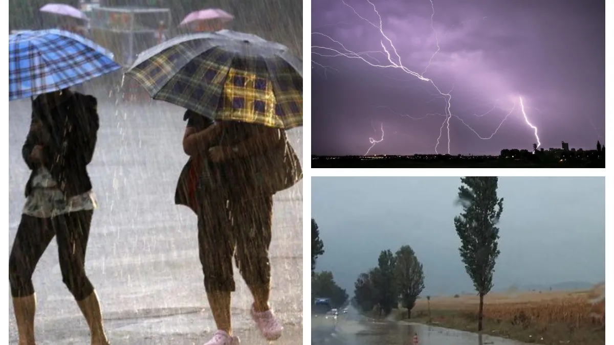Noi alerte meteo au fost emise. Este COD GALBEN de ploi, vijelii și grindină în aproape toată țara. Meteorologii au actualizat hărțile