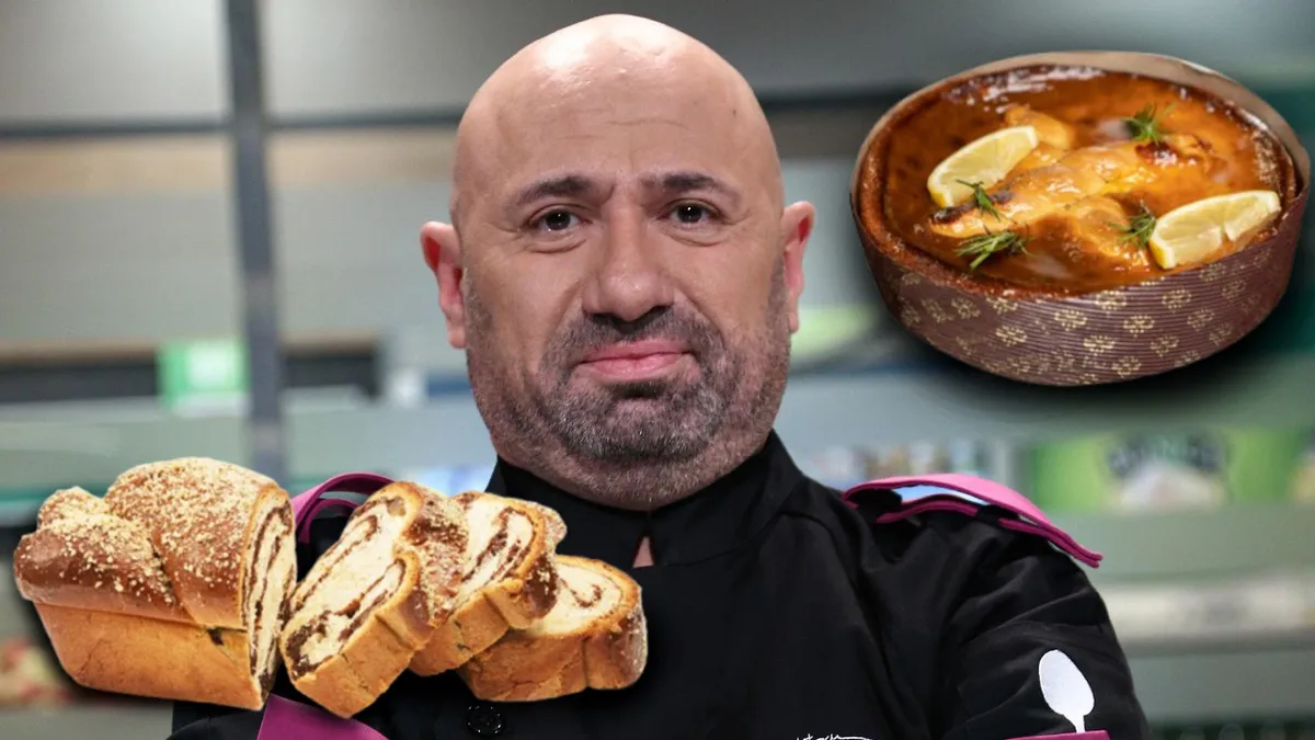 Paște 2025. Cât te costă să comanzi acasă un cozonac și o pască din restaurantul lui chef Cătălin Scărlătescu