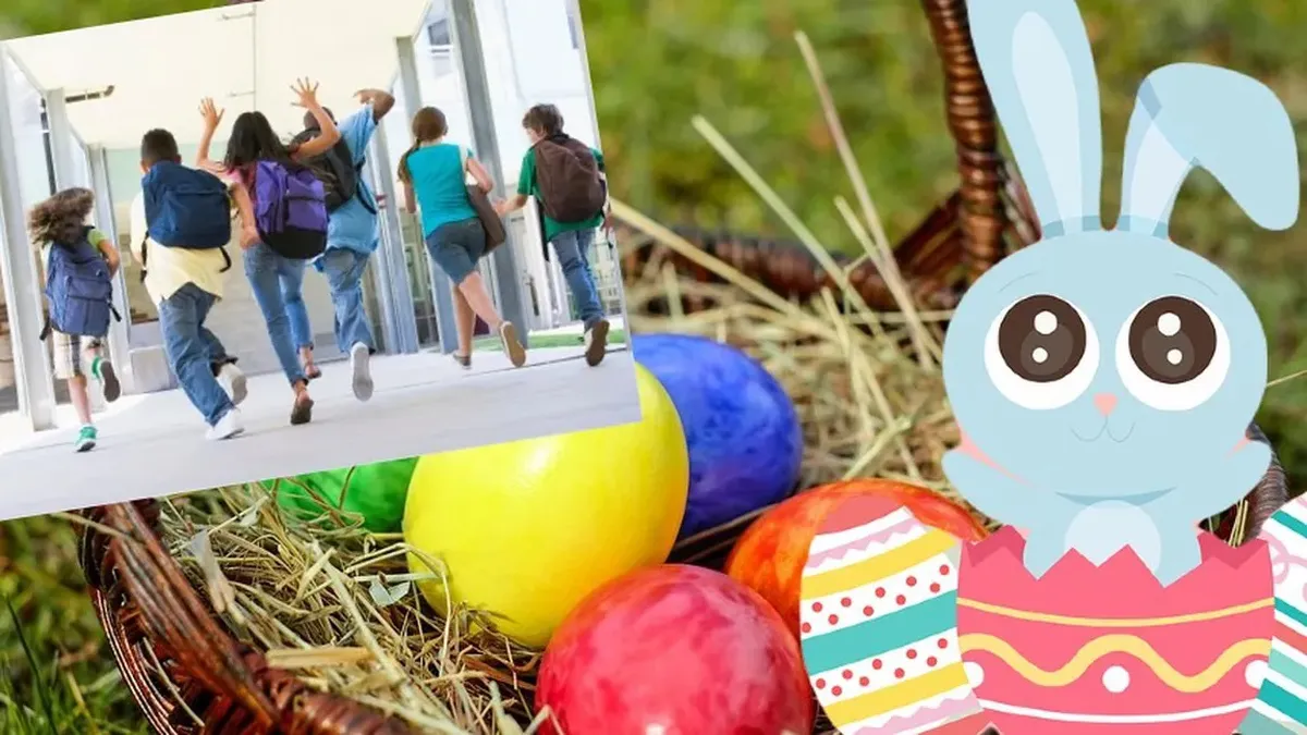 Vacanța de Paște 2025. De când rămân elevii acasă și când se termină vacanța de primăvară