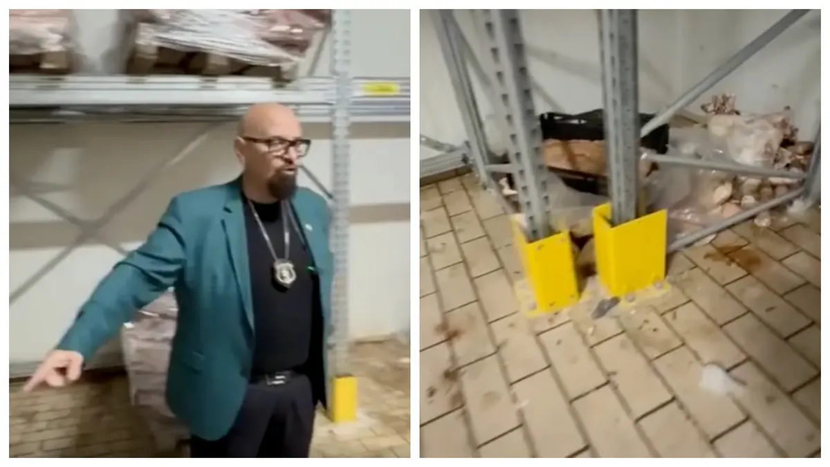 Noi amenzi date de Piedone după un control într-un abator din Popești-Leordeni. Ce a descoperit șeful ANPC: „Nu-mi vine să cred”