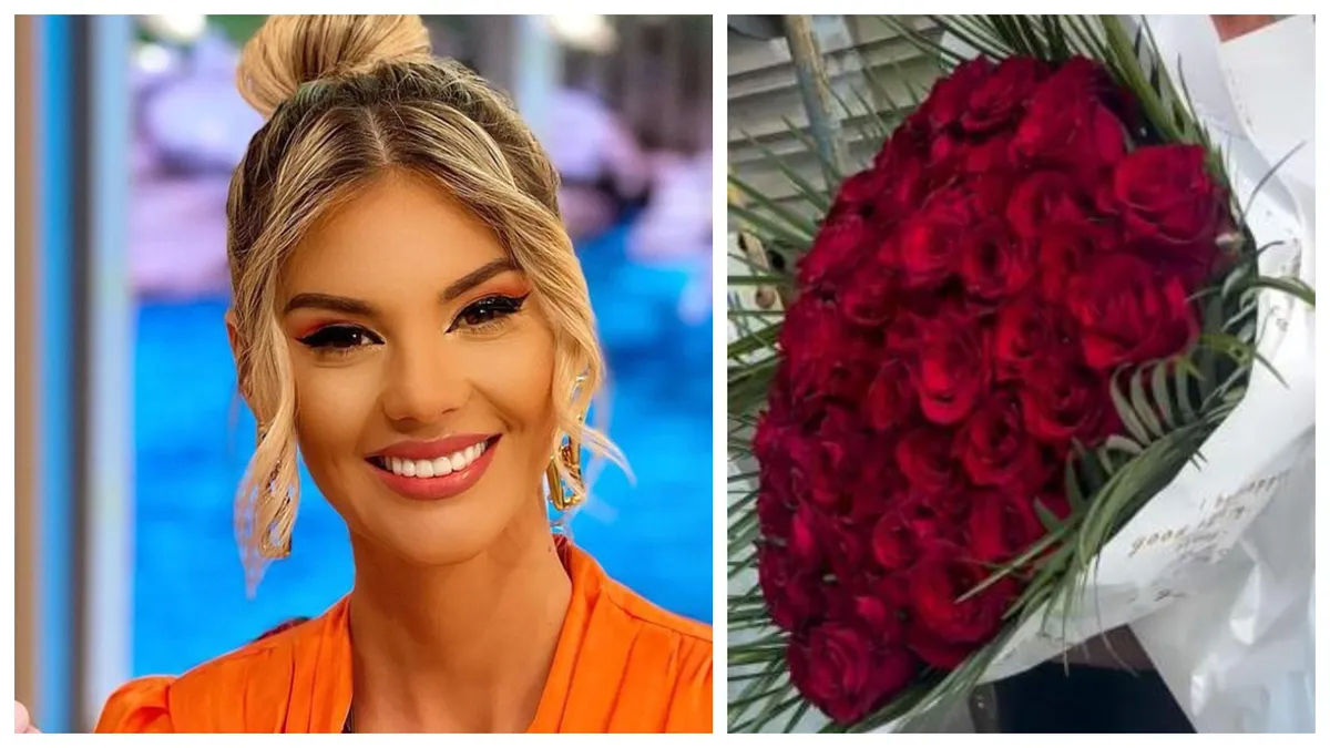 Ramona Olaru a primit 1001 de trandafiri. Cu cine se iubește vedeta de la Antena 1, după despărțirea de Cătălin Cazacu