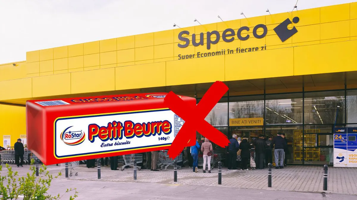 Biscuiții Petit Beurre retrași din magazinele Supeco din cauza riscului de intoxicație