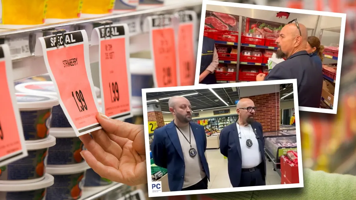 Piedone a închis două mari magazine din București. Șeful ANPC a descoperit diferențe considerabile între prețurile de la raft și cele de la casă: „2 tone de carne cu diferențe. De ce nu greșiți niciodată în minus?”