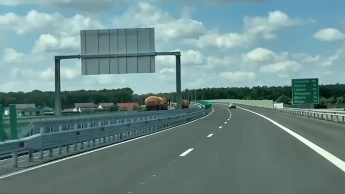 De la Constanța până la Curtea de Argeș, acum pe autostradă. Cum arată Lotul 3 al autostrăzii A0 Sud