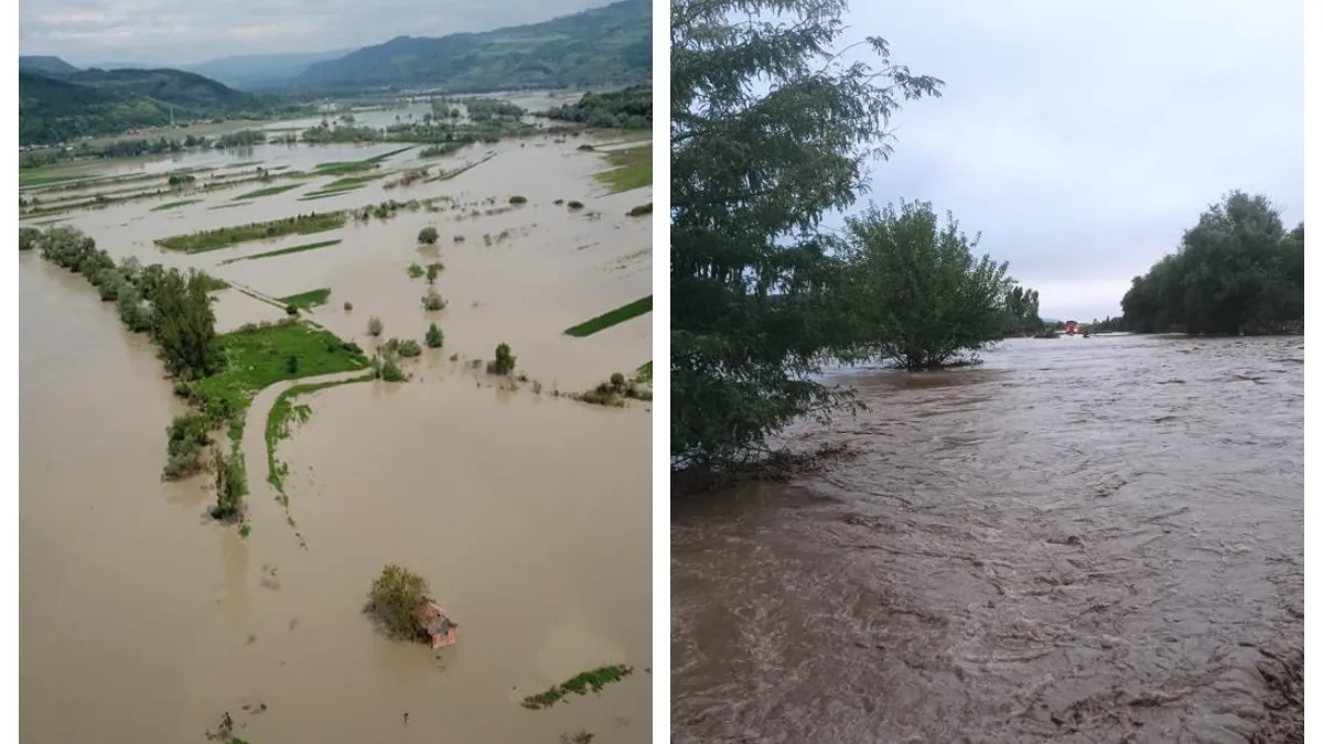 COD GALBEN de viituri și inundații în România. Autoritățile sunt în alertă maximă