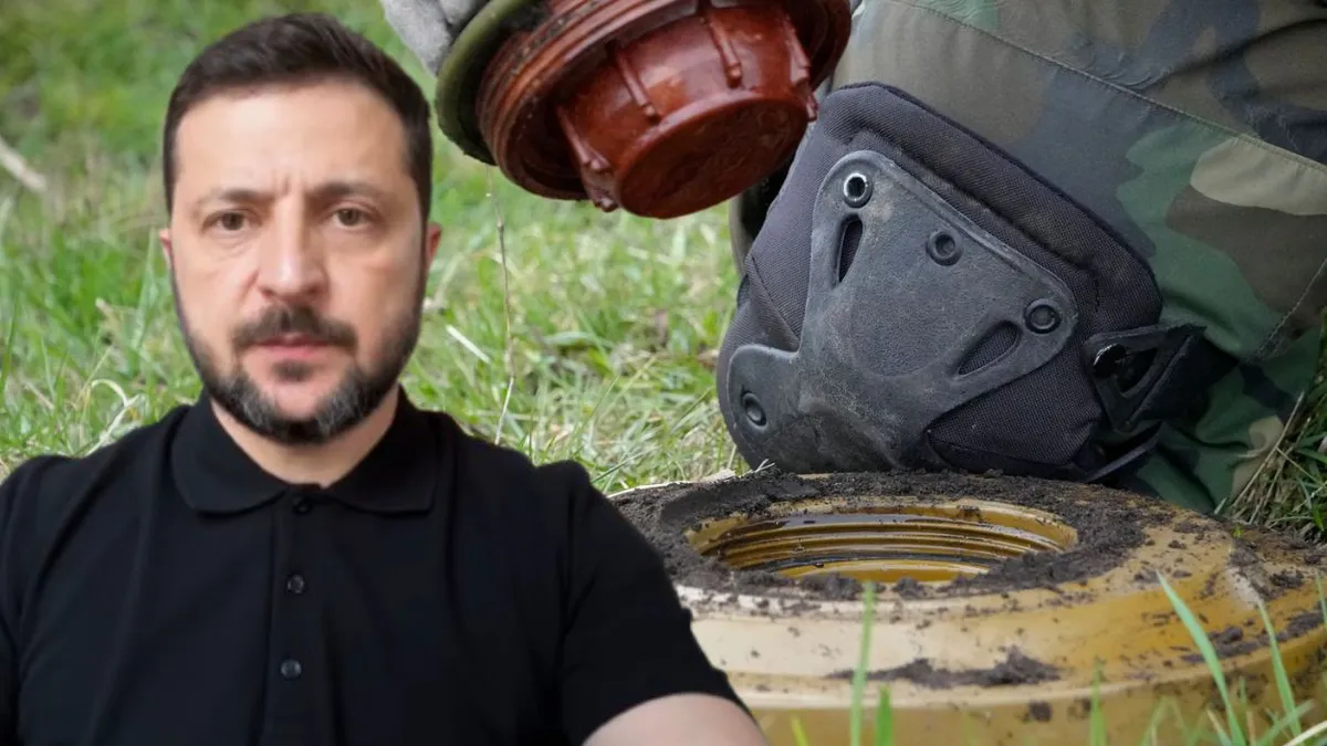 Volodimir Zelenski retrage Ucraina din convenția care interzice minele antipersonal. Rusia le folosește „cu un cinism extrem”