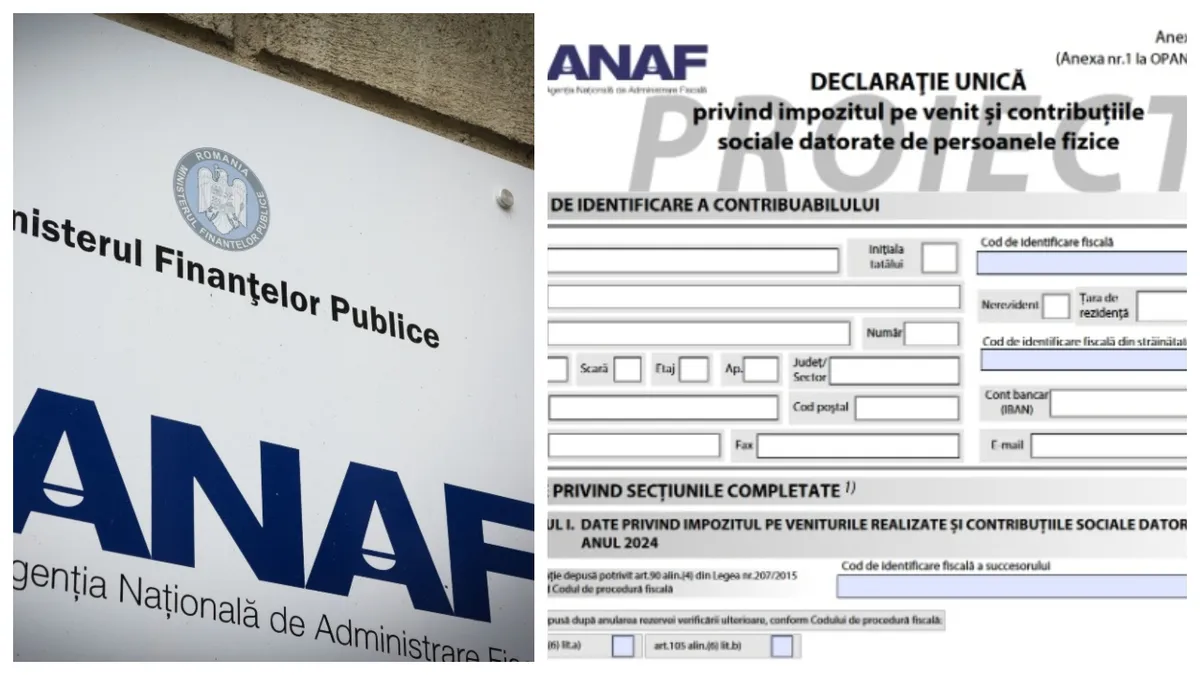 ANAF modifică declarația unică. Ce se va schimba, concret, în aceasta