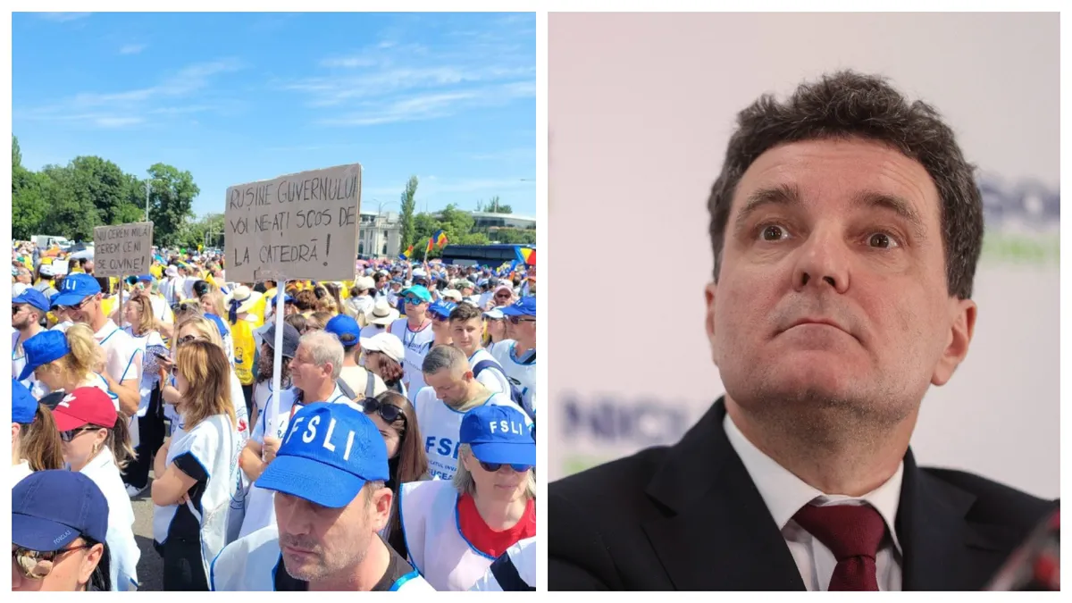 Sindaliștii din educație îi cer lui Nicușor Dan să nu promulge legea primului pachet de austeritate. ”Nu fiți părtaș la distrugerea învățământului românesc!”