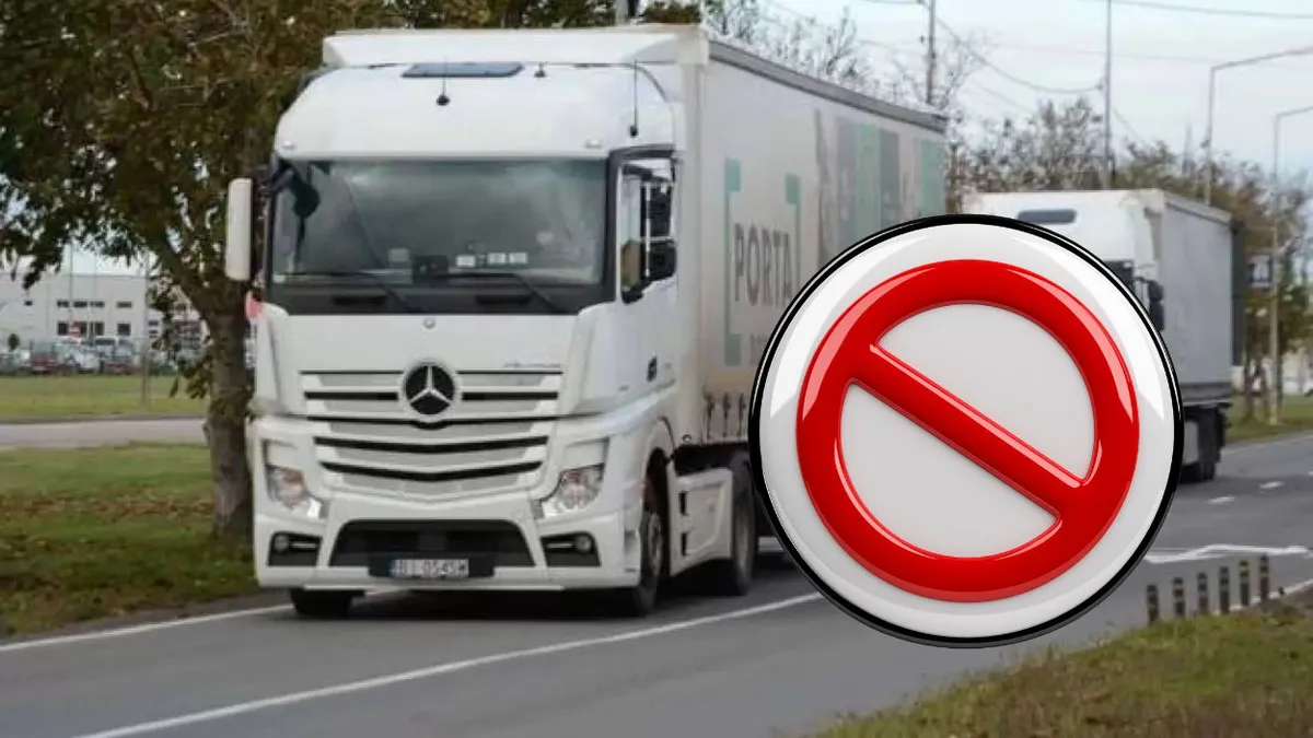 Canicula ține pe loc camioanele. Circulația este restricționată în 16 județe