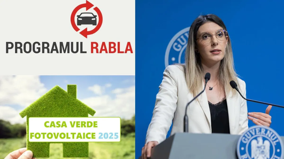Ce se întâmplă cu programele Rabla și Casa Verde. Anunțul ministrului Mediului
