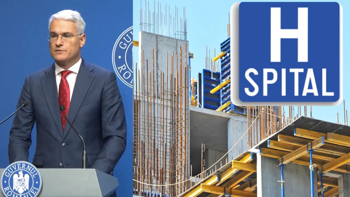 Dragoș Pîslaru anunță că vor fi construite opt spitale în România până vara viitoare. „Am convins Comisia Europeană să mai finanțeze trei”