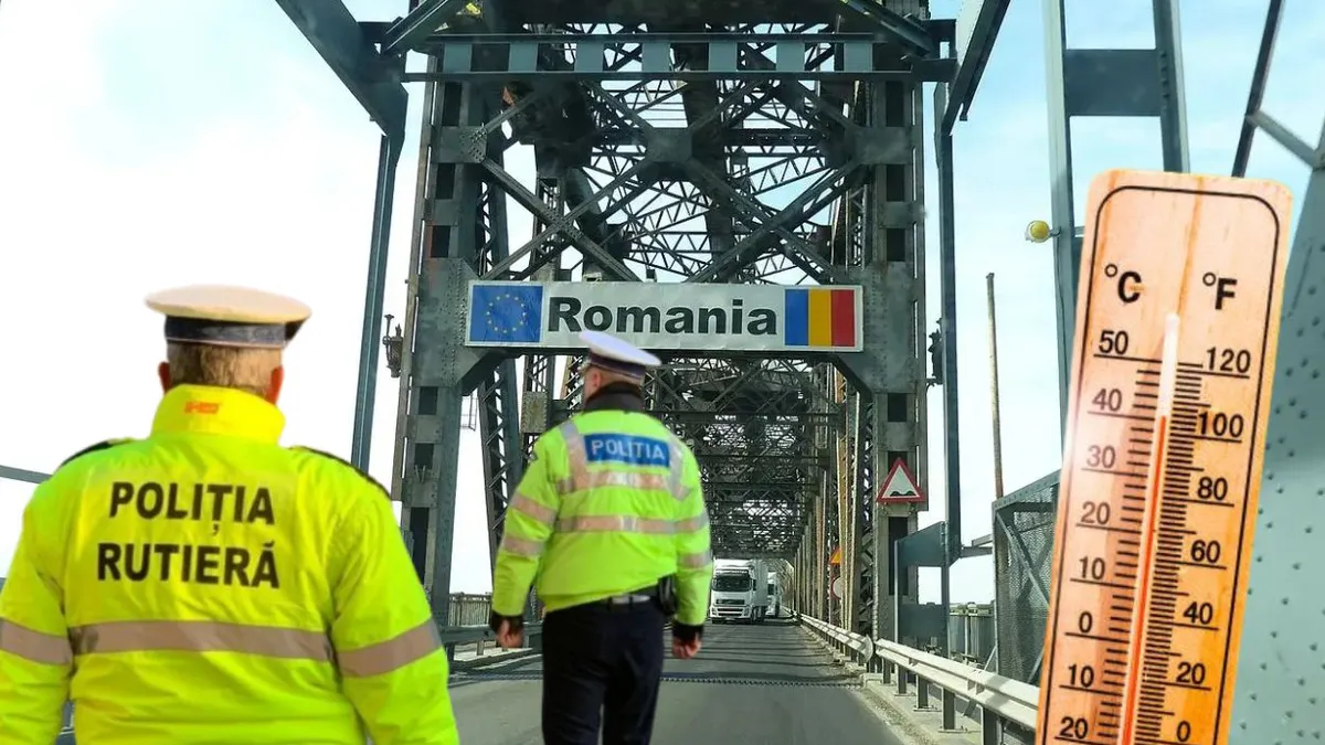 Autoritățile impun restricții de circulație pe Podul Prieteniei din cauza temperaturilor ridicate