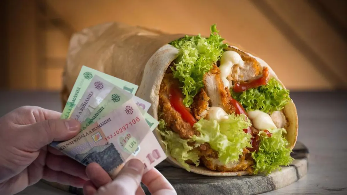 Cât costă o shaorma în ziua de azi, de la 30 de lei în 2022. „Sper să se plafoneze preţul”